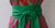Green Handmade Leather Obi Sash Wrap Tie Belt