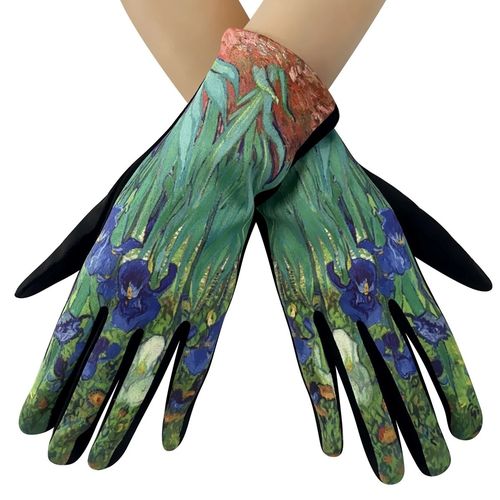 Irises Van Gogh Winter Gloves