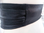 Black Handmade Leather Obi Belts Sash Belt Double Wrap Tie Belt