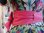 Fuchsia Hot Pink Handmade Leather Obi Sash Wrap Tie Belt