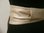 Cream Handmade Leather Obi Belt - Sash Belt with metallic finish