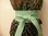 Mint Green Handmade Leather Obi Sash Wrap Tie Belt
