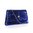 Royal Blue Vintage Envelope Clutch Bag Diamante Bow Faye London