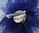 Blue Flower Fascinator Hair Clip / Brooch Pin