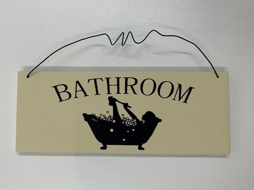 Bathroom - Door Plaque / Wall Plaque