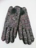 Grey Check Ladies Gloves