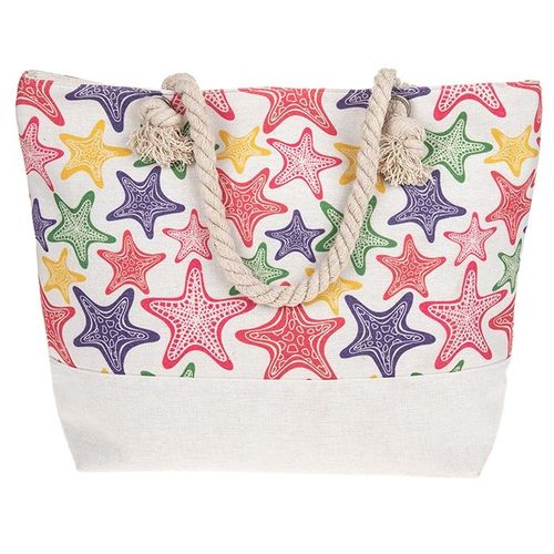Multicolour Starfish Beach Bag Tote