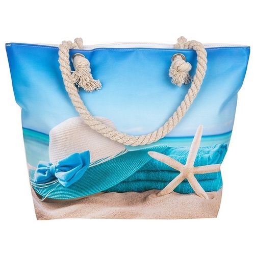 Turquoise Beach Bag Tote