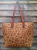 Natural Cork Tote Bag / Shopper Mandala Print