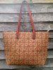Natural Cork Tote Bag / Shopper Fleur de Lis Print