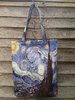 Starry Night Print Tote Bag