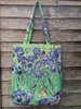 Irises Print Tote Bag