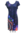 Rainbow Mandala Print Dress with Cap Sleeves