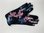 Black Winter Gloves for Women with Floral Embroidery