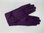 Ladies Purple Gloves with Knot Detail