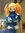 Blond Rag Doll with Blue Cheerleader Costume
