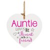 Auntie Ceramic Hanging Plaque
