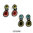 Colourful Enamel Drop Earrings