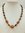 Amber Colour Glass Beaded Necklace