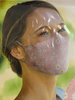 Pink Adjustable Face Mask with Nose Wire - Daisies