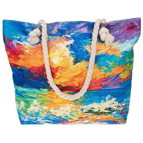Impressionist Sunset Beach Bag Tote Bag