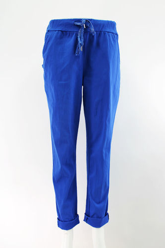 Royal Blue Stretch Trousers Magic Pants