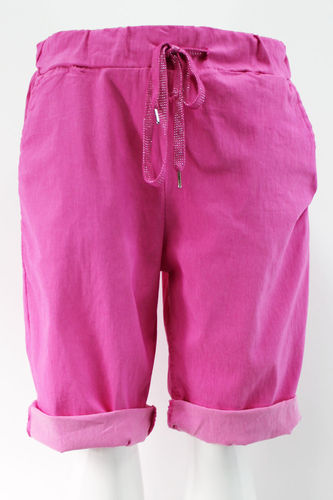 Fuchsia Pink Stretch Shorts Magic Shorts