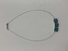 Wire Necklace with Three Turquoise Tiles