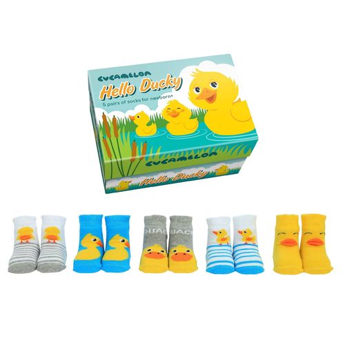Baby Ducky Socks, Baby Socks Gift Set Box