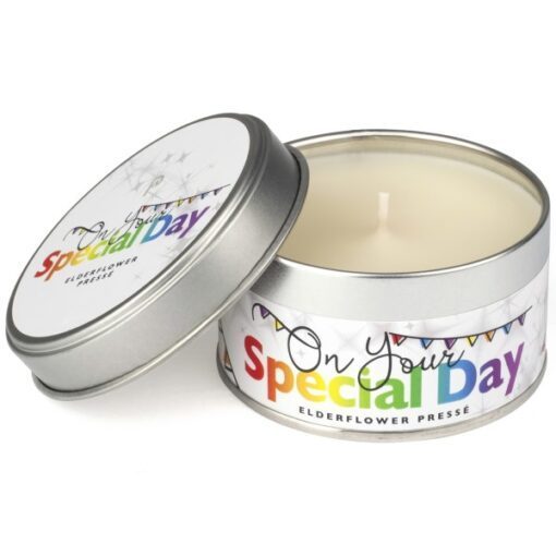 On Your Special Day - Tin Candle