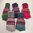Colourful Fingerless Mittens with Fold-Over Flap