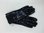 Black Gloves with Foil Detail