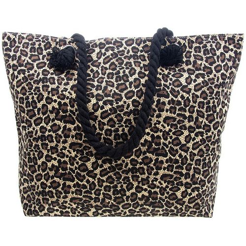 Leopard Print Tote, Animal Print Beach Bag