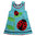 Ladybird Cord Pinafore Dress